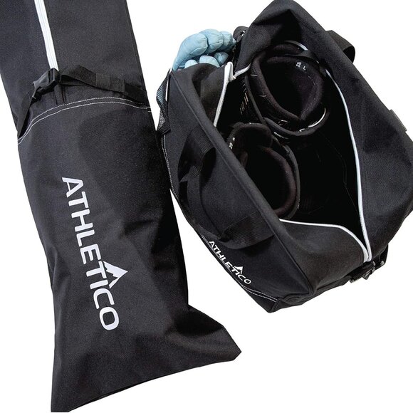 GOGHOST Ski Bags,Unpadded Snow Ski Bags Fit Skis Up to 200cm  Snow Ski Bag  Fit Skis Up to 200 cm